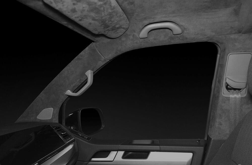 Перетяжка потолка Volkswagen Tiguan, портфолио, пример работы №3
